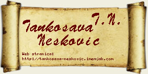Tankosava Nešković vizit kartica